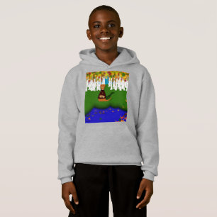 Camiseta Oliver The Otter no Lago do Rio Wolf no outono