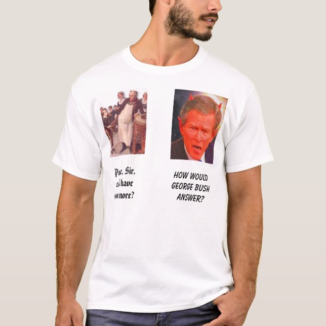 Camiseta Oliver Twist, por favor, senhor, posso eu ter (Frente)