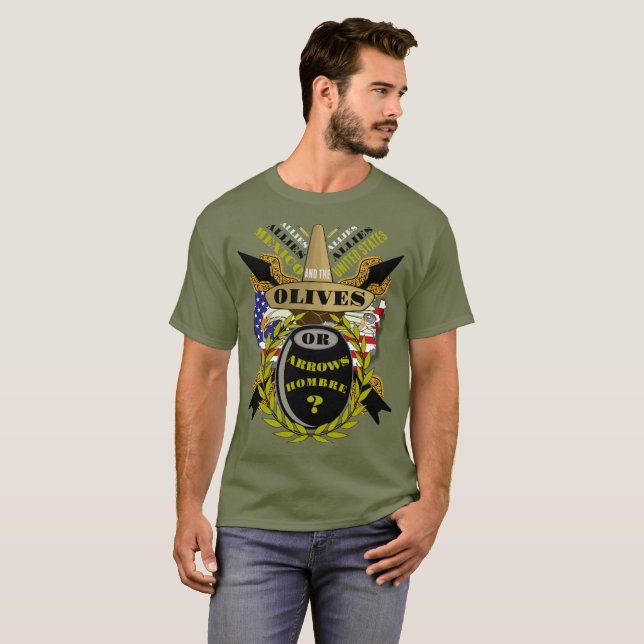 Camiseta Olives ou Arrows Hombre Allies México e América (Frente Completa)