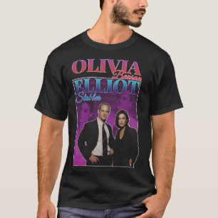 Camiseta Olivia Benson &amp; Elliot Punler 90s Inspirou Vi