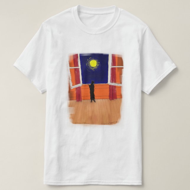 Camiseta Olivia e Janela Tee (Frente do Design)