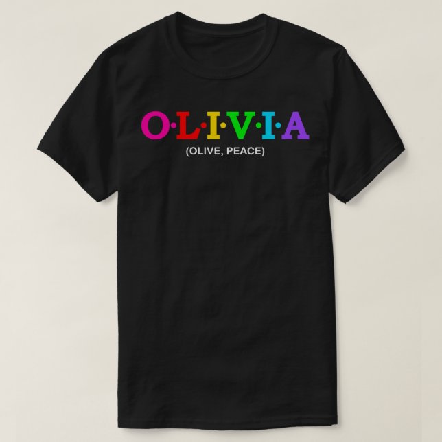 Camiseta Olivia Olive Peace 1 (Frente do Design)