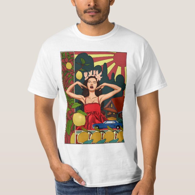 Camiseta Olivia Rodrigo art nouveau (Frente)