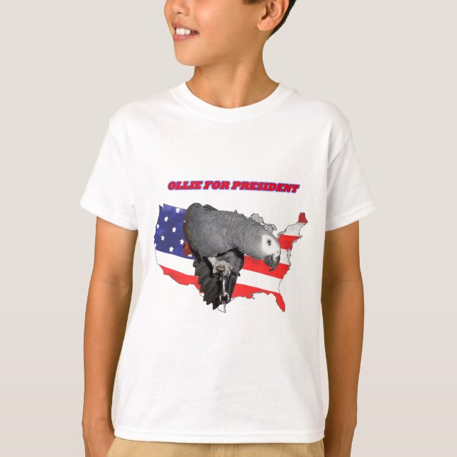 Camiseta Ollie Para Presidente (Frente)