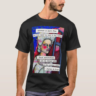 Camiseta Olympe de Gouges Art Impressão