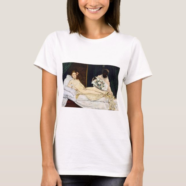 Camiseta Olympia, Edouard Manet, 1863 (Frente)