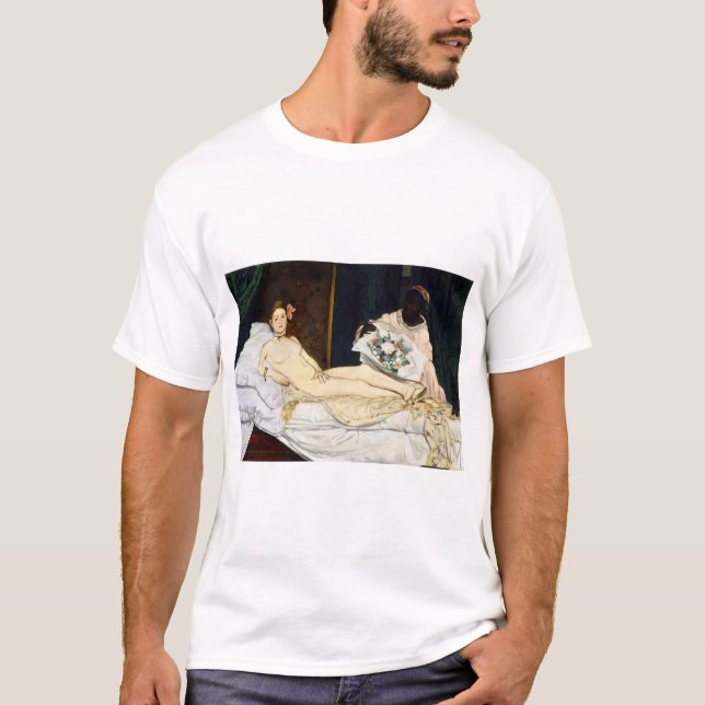 Camiseta Olympia, Edouard Manet, 1863 (Frente)