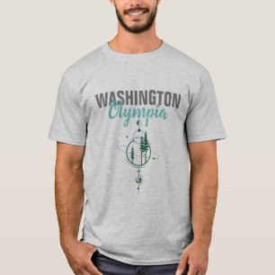 Camiseta Olympia Washington Geométrico Trees