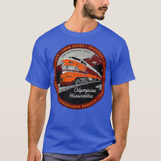 Camiseta Olympian Hiawatha The Milwaukee Road Speedliner Ra