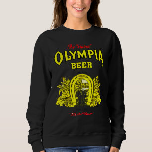 Camiseta Olympias Beer Impresso Retro Essencial Para Mulher