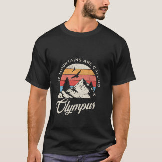 Camiseta Olympus Tee Retro Vintage Montanhas Nature Hike