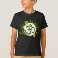OM floral verde budista
