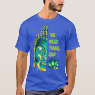 Camiseta Om Mani Padme Hum Buddha Face Mantra Budista
