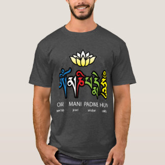 Camiseta Om Mani Padme Hum Mantra girl