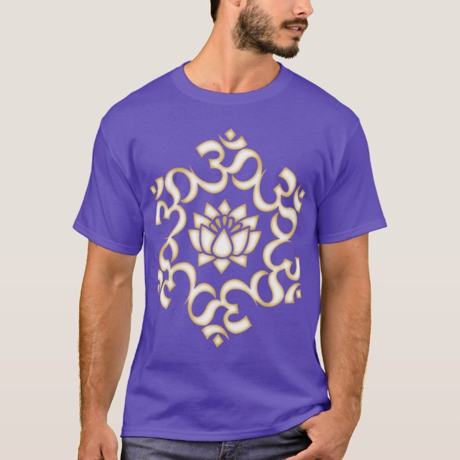 Camiseta OM Mantra retro (Frente)