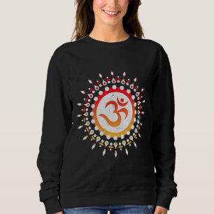 Camiseta Om Mantra Sun Mandala Yoga Símbolo Budismo