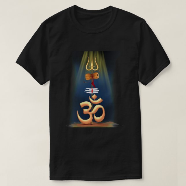 CAMISETA OM NAMAH SHIVAIH (Frente do Design)