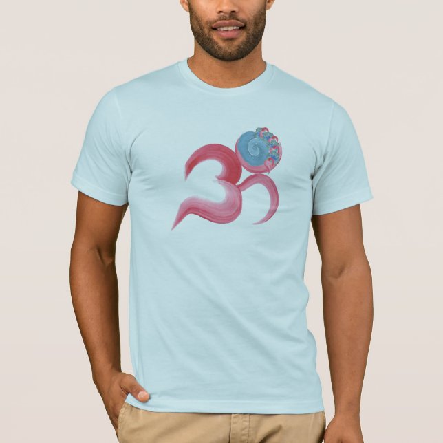 Camiseta OM pintado mão (Frente)