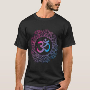 Camiseta Om Símbolo Aum Ohm Hindu Zen Tantra Yoga Dia Namas