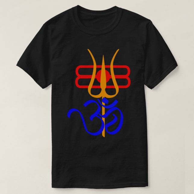 CAMISETA OM-TRISHUL (Frente do Design)