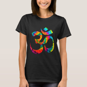 Camiseta Om Yoga Aum Ohm Hindu Espiritual Meditação Tie Dye