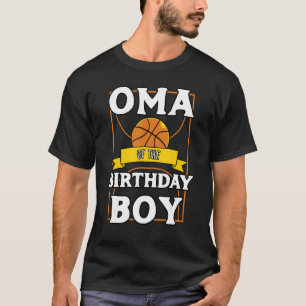 Camiseta Oma Da Festa De Aniversário De Basquete De Anivers