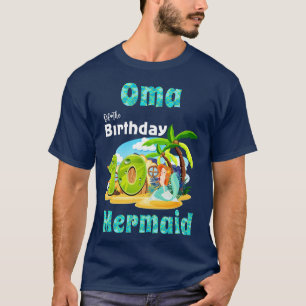 Camiseta Óma De Sereia Bonita Do Décimo Aniversário