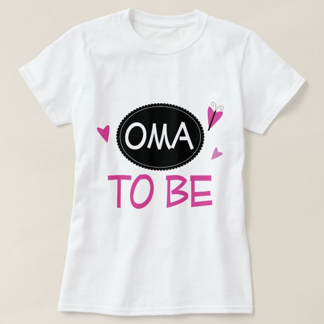 Camiseta Oma orgulhoso a ser (Frente do Design)