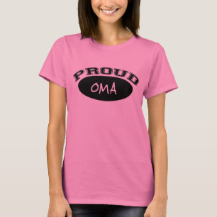 Camiseta Oma orgulhoso (preto)