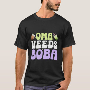Camiseta Oma Precisa de Boba Boba Lovers Tea Costume Tea