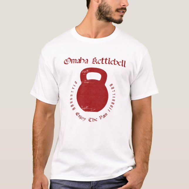 Camiseta Omaha Kettlebell no branco (Frente)