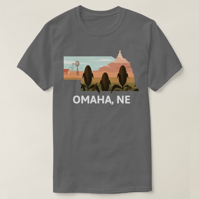 Camiseta Omaha NE (Frente do Design)