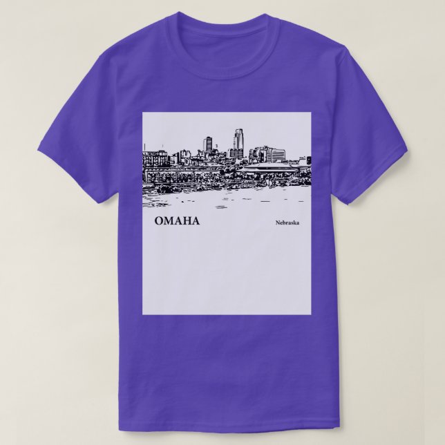 Camiseta Omaha Nebraska 3 (Frente do Design)