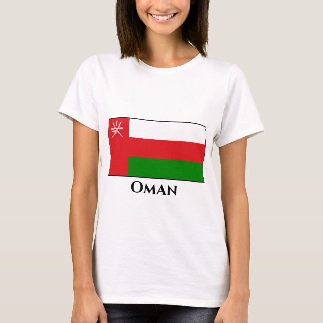 Camiseta Oman Flag (Frente)