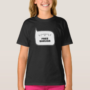 Camiseta OMBROS GRÁTIS Kaomoji engraçados Emoticons japones