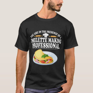 Camiseta Omelet Fazer Professional Egs Café da Manhã Presen