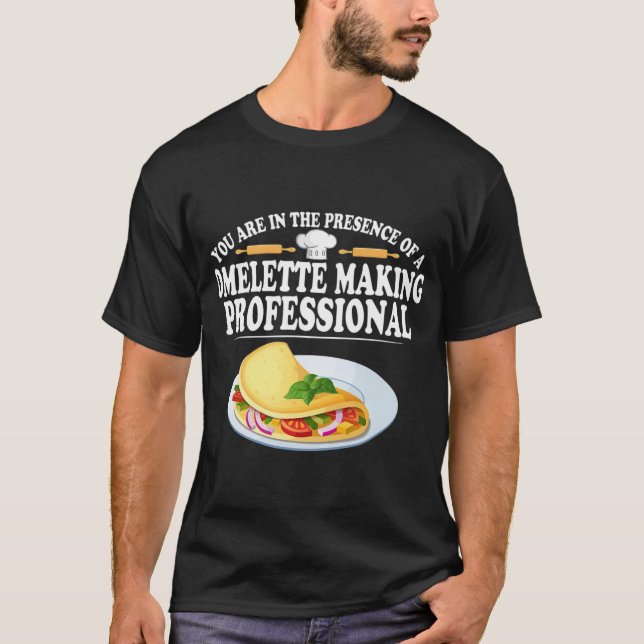 Camiseta Omelet Fazer Professional Egs Café da Manhã Presen (Frente)