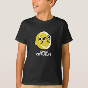 Camiseta OMG Citrusly Funny Fruta Citrus Pun Dark BG