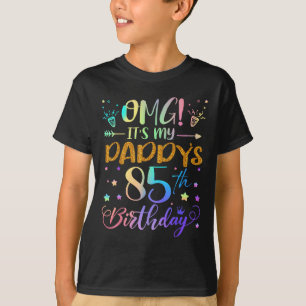 Camiseta Omg é o meu pai, 85º aniversário, doce, 85 anos