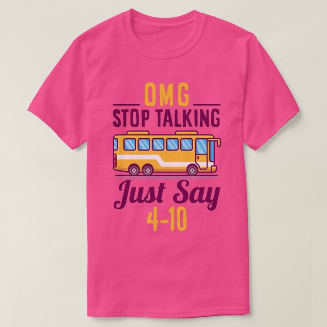 CAMISETA OMG PARE DE FALAR SÓ DIGA 104 1 (Frente do Design)