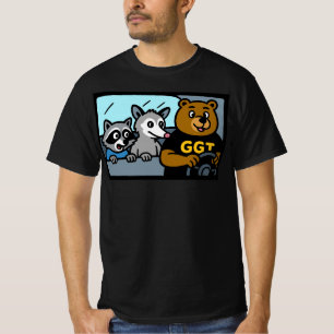 Camiseta Omg Urso Está Dirigindo 