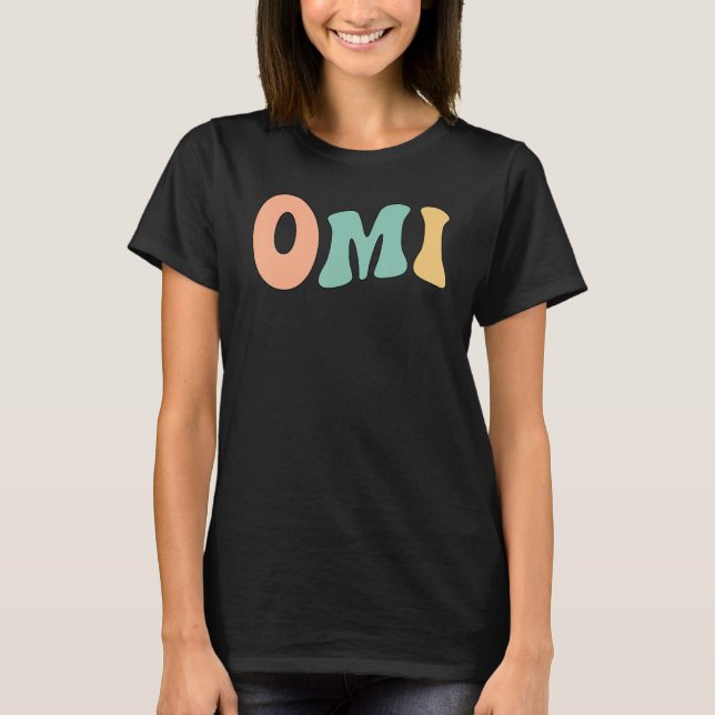 Camiseta Omi Avó Flores Omi Avó Apreciação 1 (Frente)