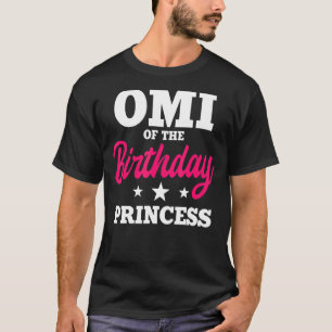 Camiseta Omi Da Celebração Do aniversário da Princesa Princ