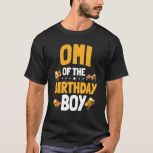 Camiseta Omi Do Trabalhador De Construção De Garoto De Aniv