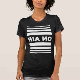 Camiseta ON AIR Black & White Shirt s Invertido