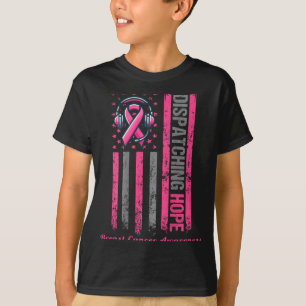 Camiseta ON BACK Dispatcher Conscientização sobre o Câncer