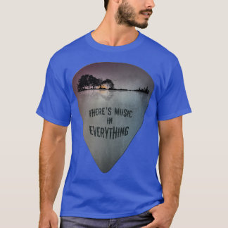 Camiseta ON BACK Guitar Pick Distressed Lake Reflections Gu
