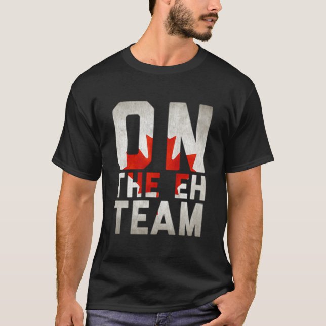 Camiseta On The Eh Team Canadian Flag (Frente)