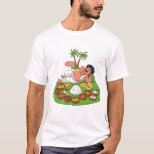 Camiseta Onam Sadhya Coma   Engraçado Kerala Foodie
