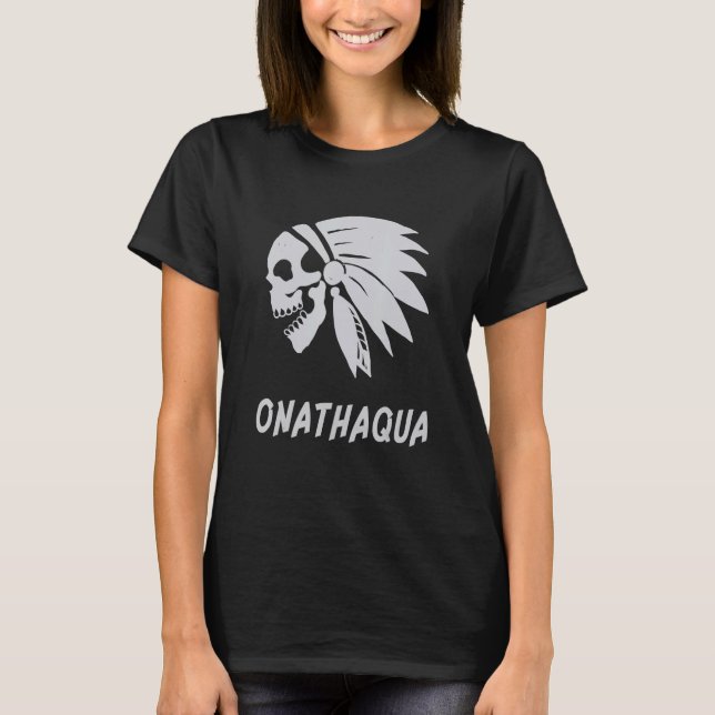 Camiseta Onathaqua Native American Indian Born Freedom Evil (Frente)